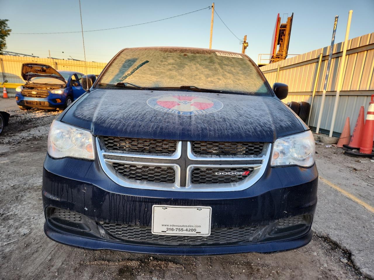 2014 Dodge Grand Caravan Se Blue vin: 2C4RDGBGXER105091
