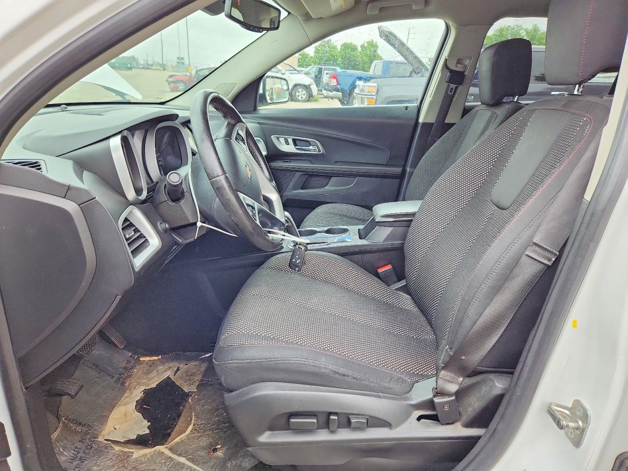 2013 Chevrolet Equinox Lt White vin: 2GNALDEK1D6352473