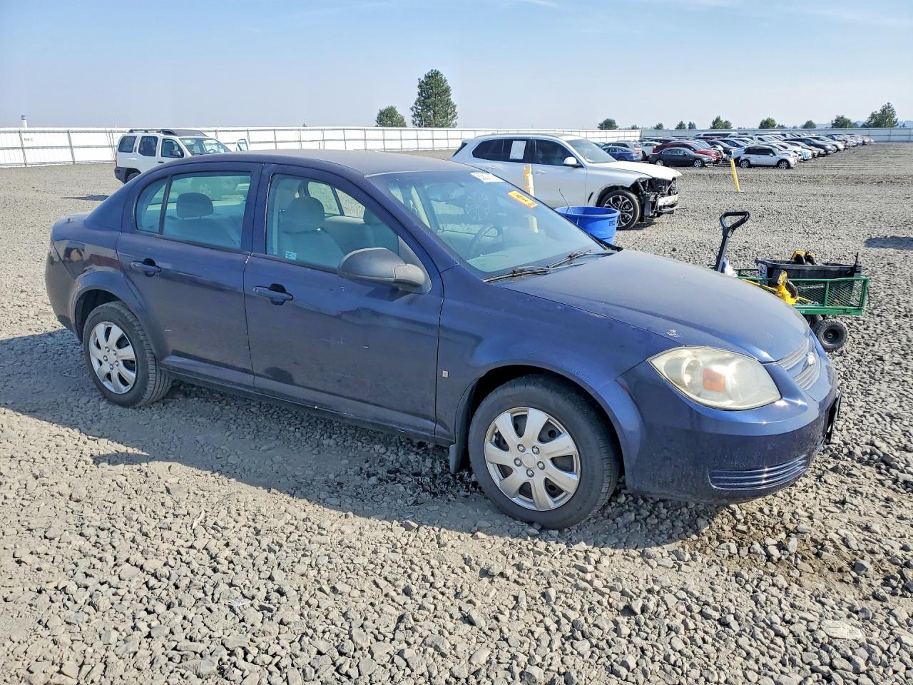 2009 Chevrolet Cobalt Ls Blue vin: 1G1AS58H197109084