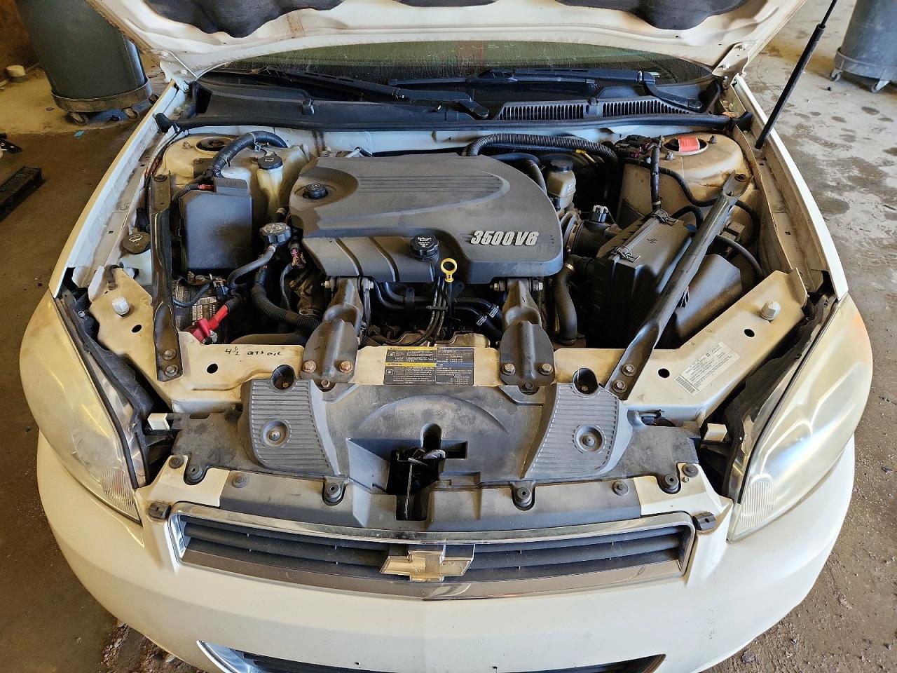 2008 Chevrolet Impala Lt White vin: 2G1WT55N189224987
