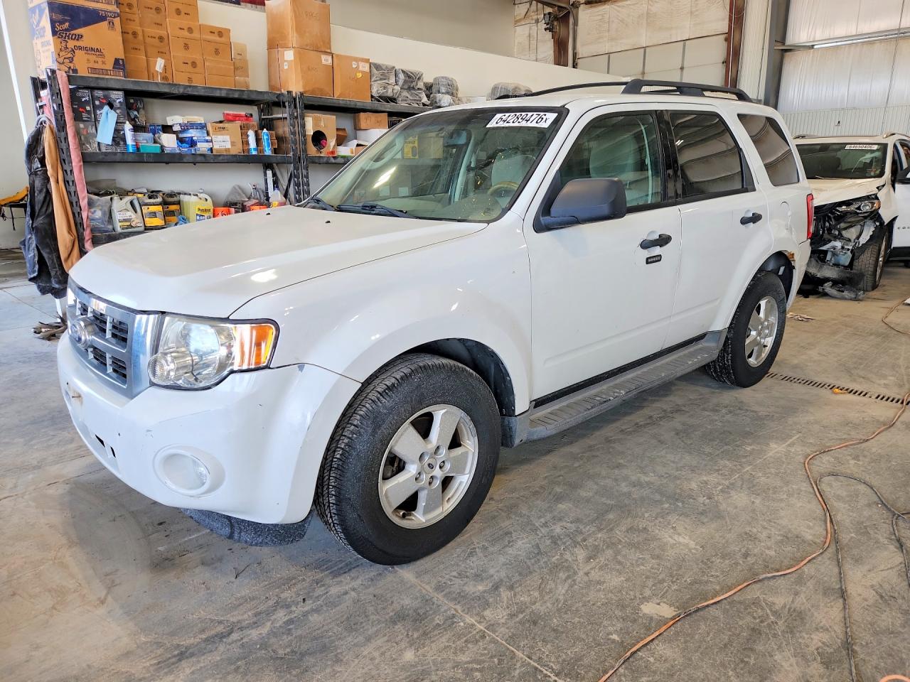 2010 Ford Escape Xlt White vin: 1FMCU9DG8AKC35177