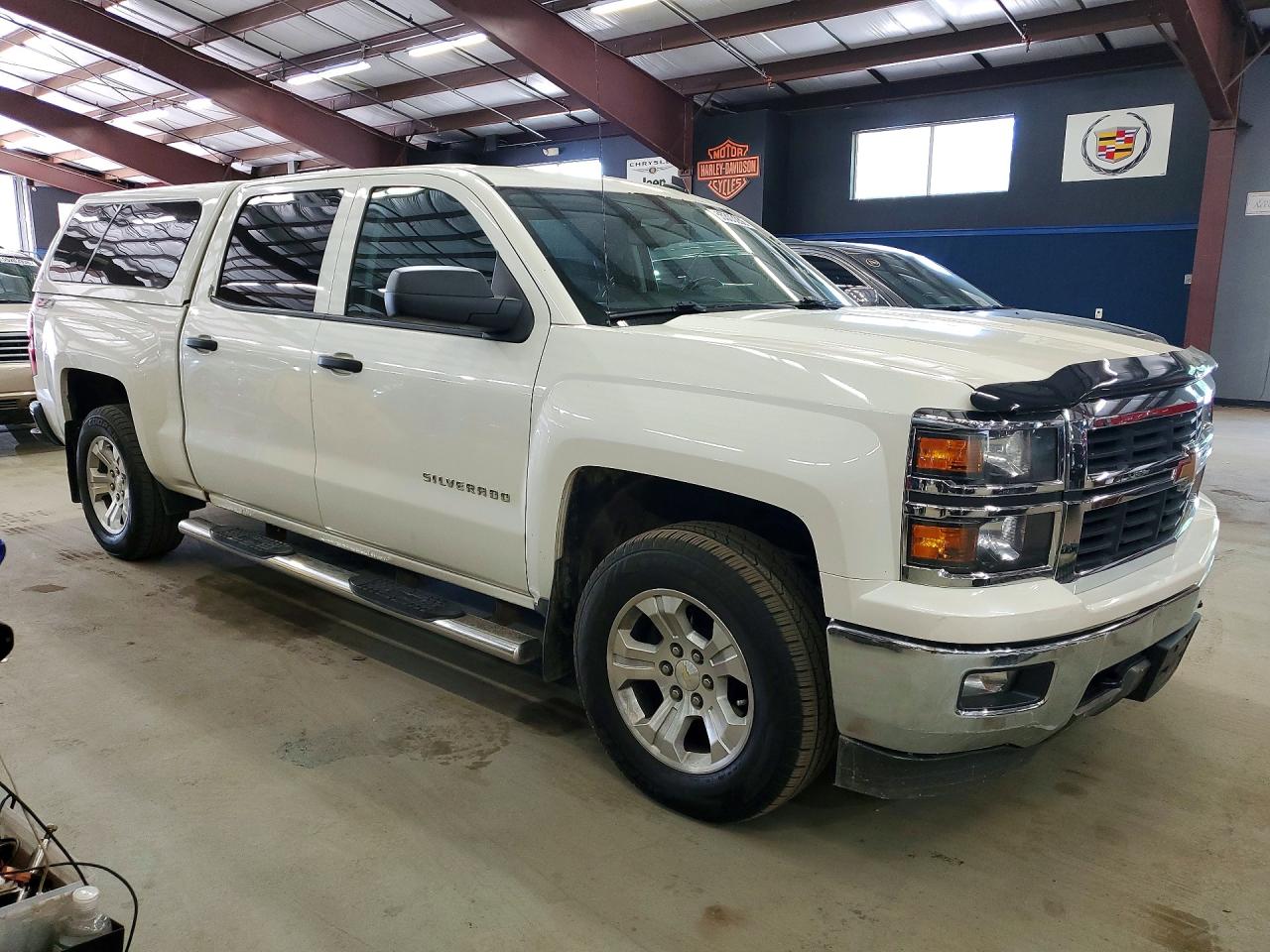 2014 Chevrolet Silverado K1500 Lt White vin: 3GCUKREH0EG475360