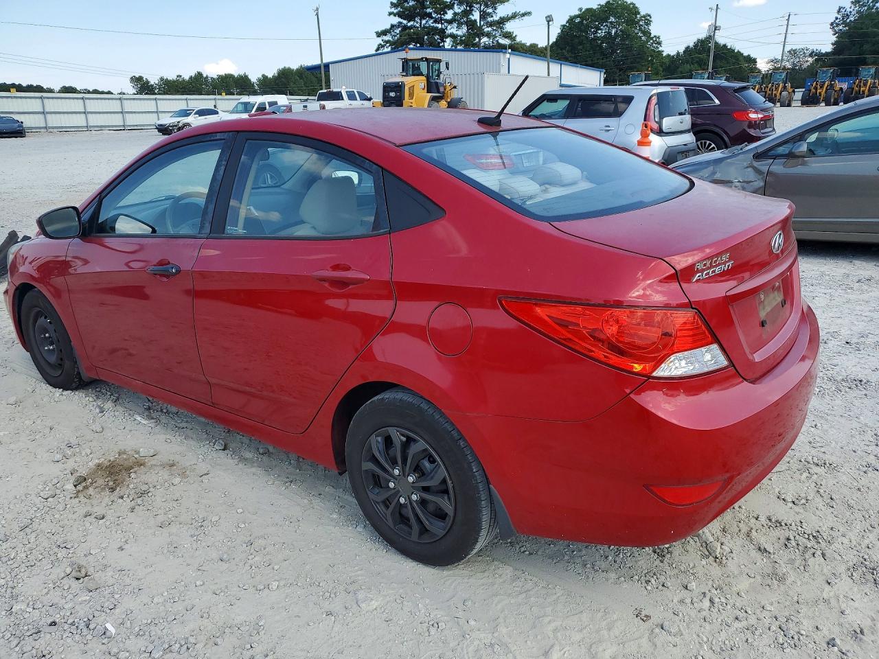2013 Hyundai Accent Gls Red vin: KMHCT4AE9DU568523