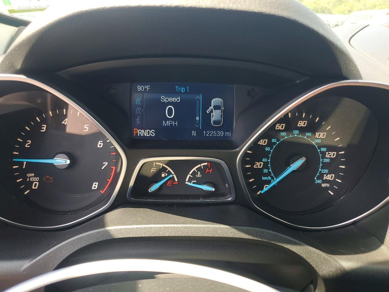 2014 Ford Escape Se Gray vin: 1FMCU0GX0EUC48474