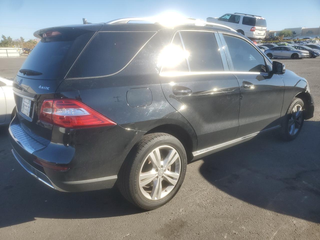 2015 Mercedes-benz Ml 350 4matic Black vin: 4JGDA5HB8FA540681