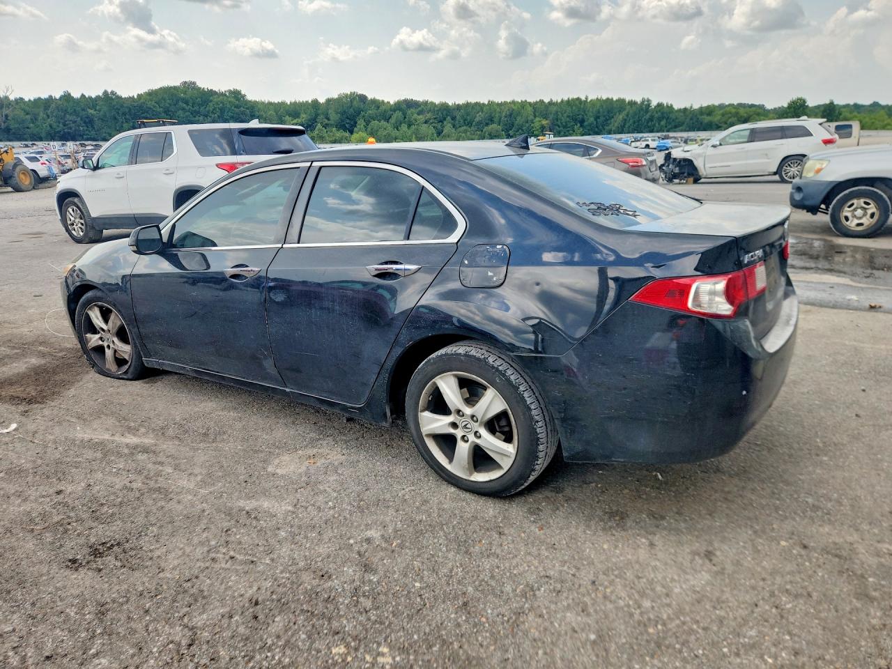 2010 Acura Tsx Черный vin: JH4CU2F60AC040554