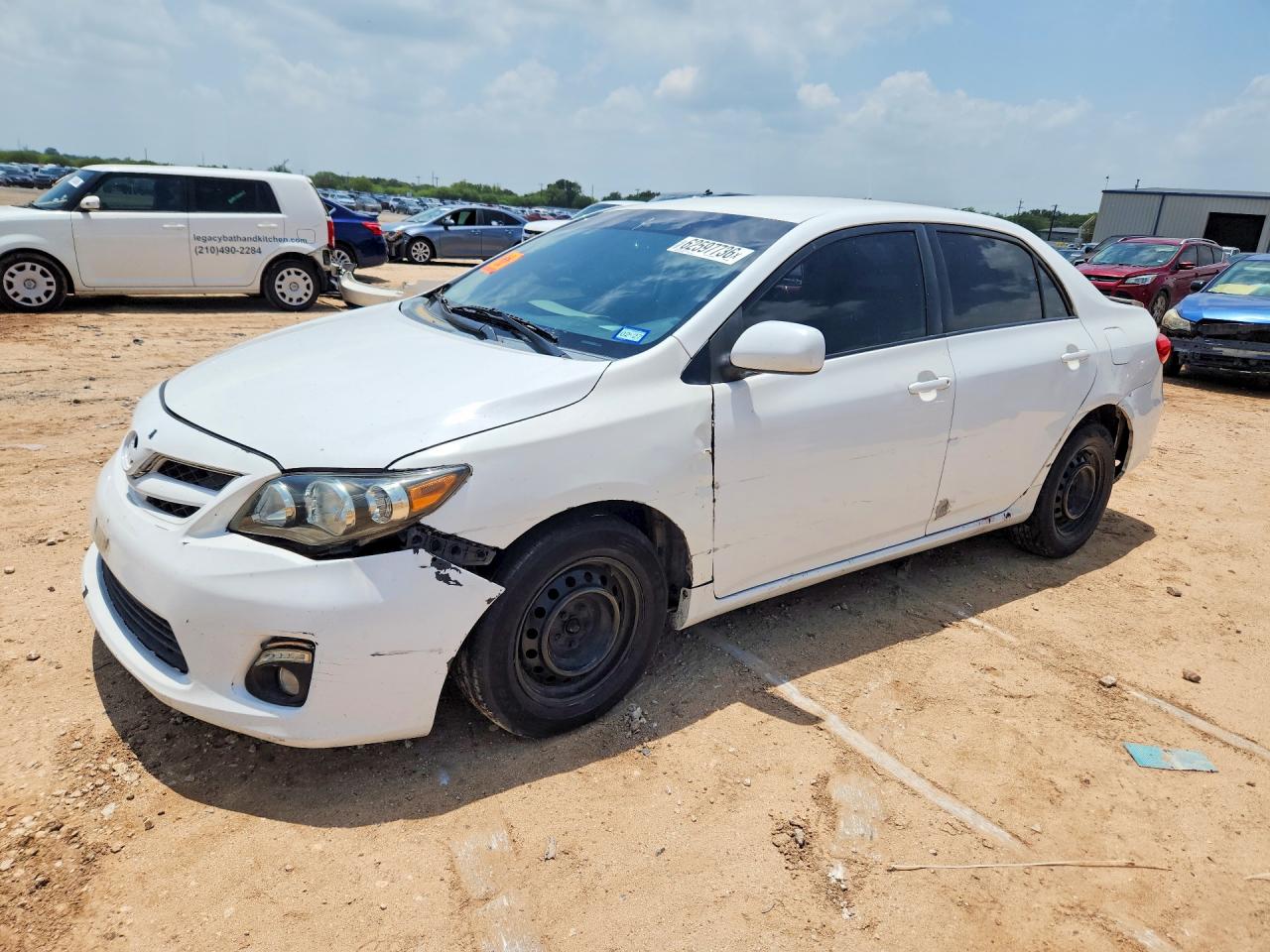 2011 Toyota Corolla Le White vin: 2T1BU4EEXBC538903