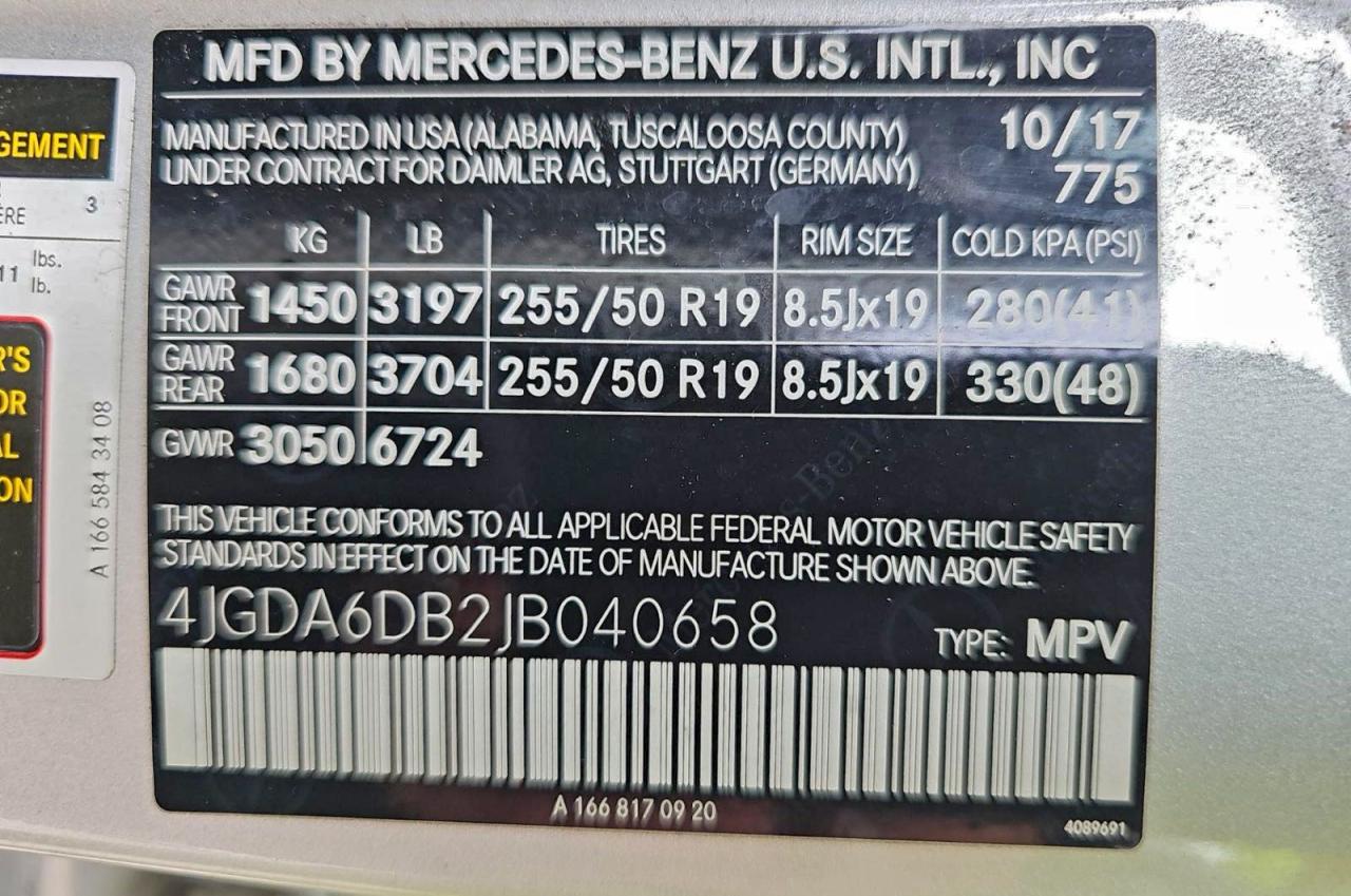 2018 Mercedes-benz Gle 550e 4matic Silver vin: 4JGDA6DB2JB040658