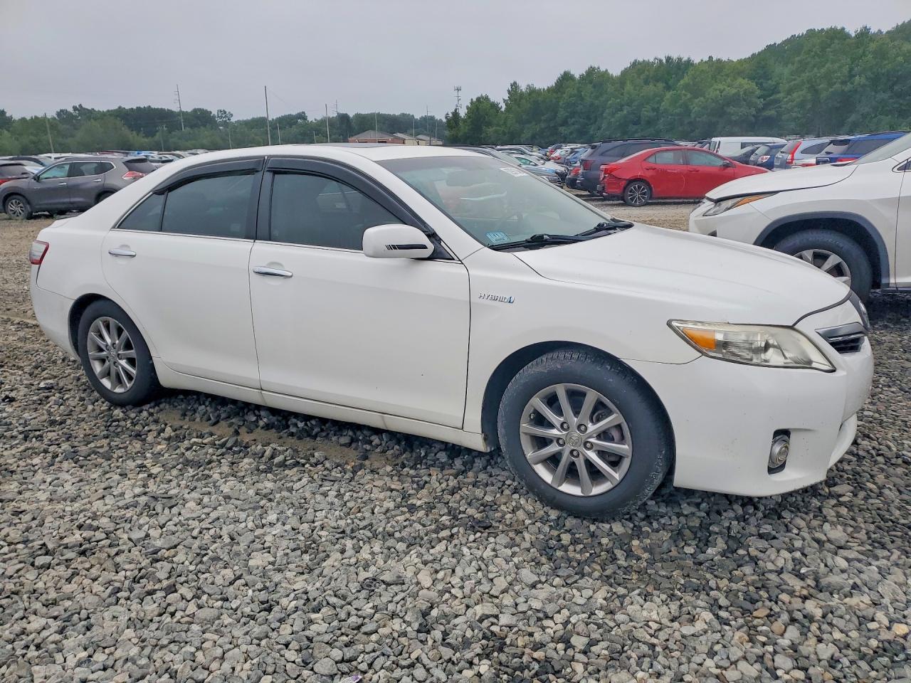 2011 Toyota Camry Hybrid White vin: 4T1BB3EK0BU131340