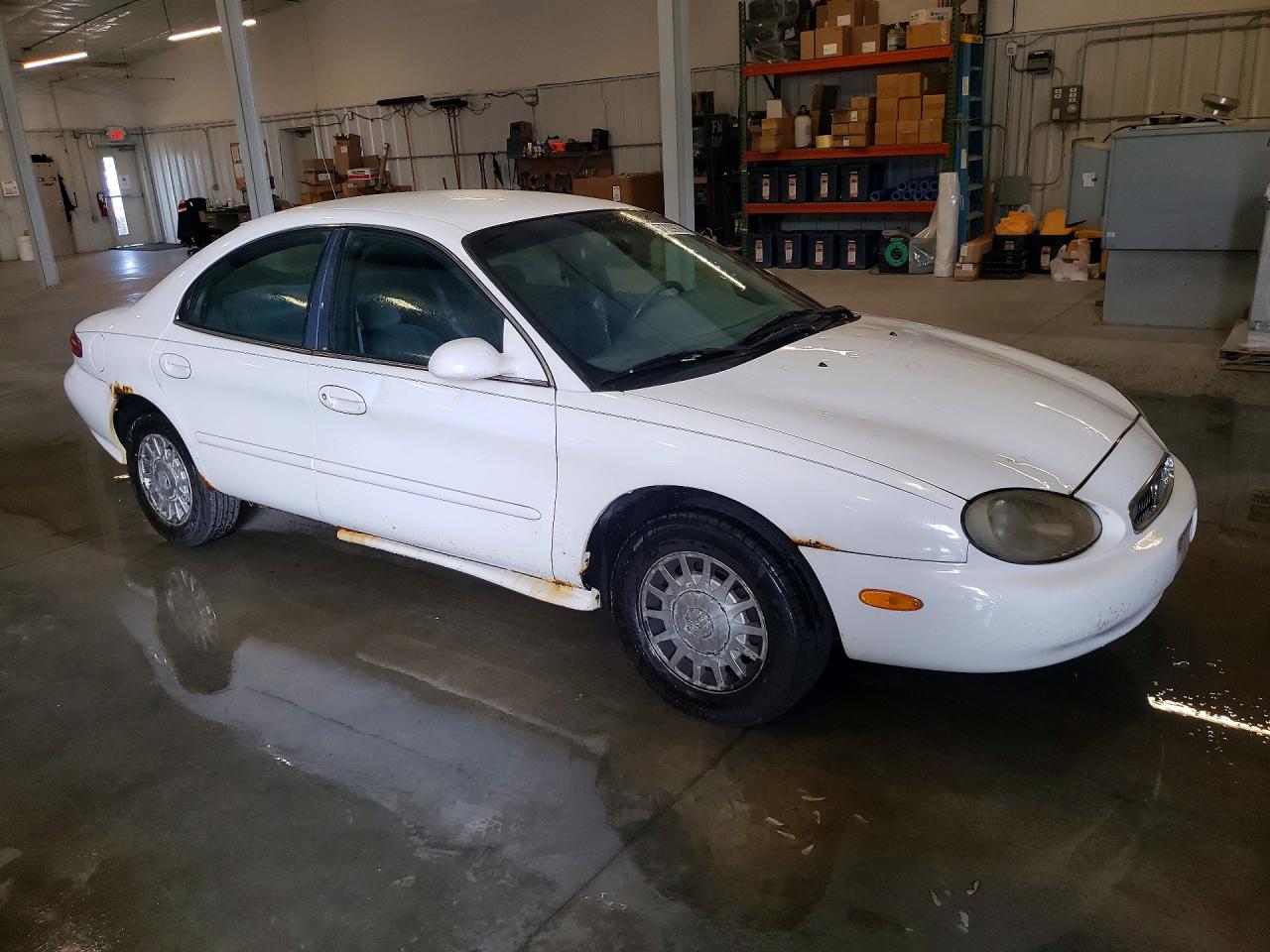 1999 Mercury Sable Gs White vin: 1MEFM50U8XA623240