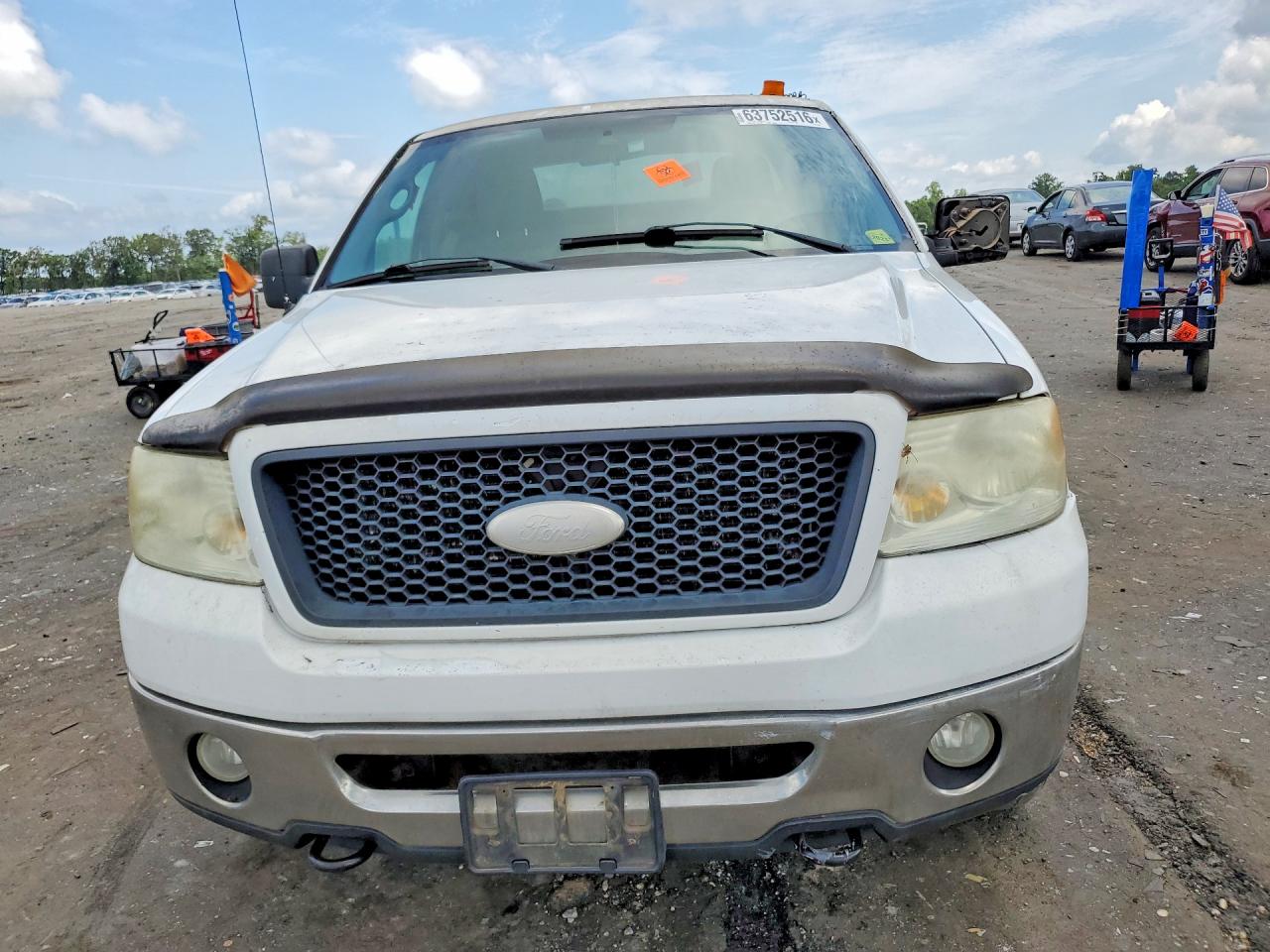 2006 Ford F150 White vin: 1FTRX14W46NA11991
