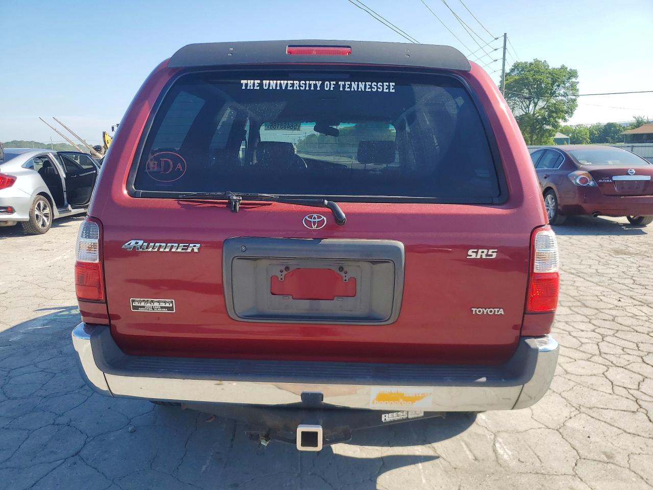 2001 Toyota 4runner Sr5 Темно-бордовый vin: JT3GN86R810184405