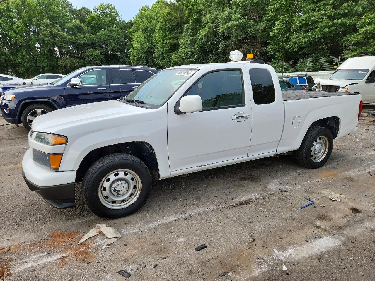 2012 Chevrolet Colorado White vin: 1GCESBFE5C8169564