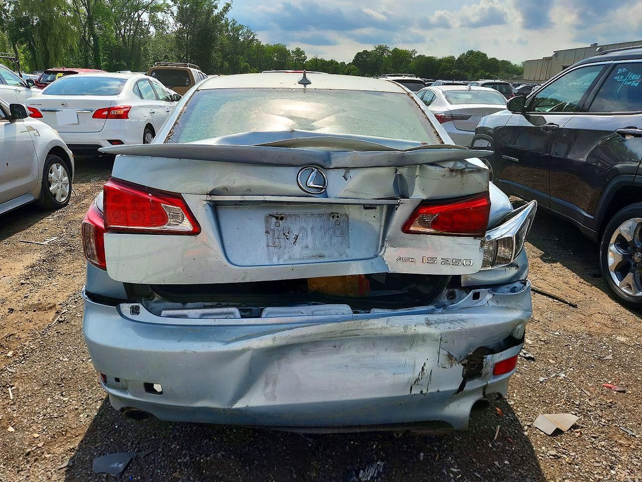 2011 Lexus Is 250 Blue vin: JTHCF5C25B5045834