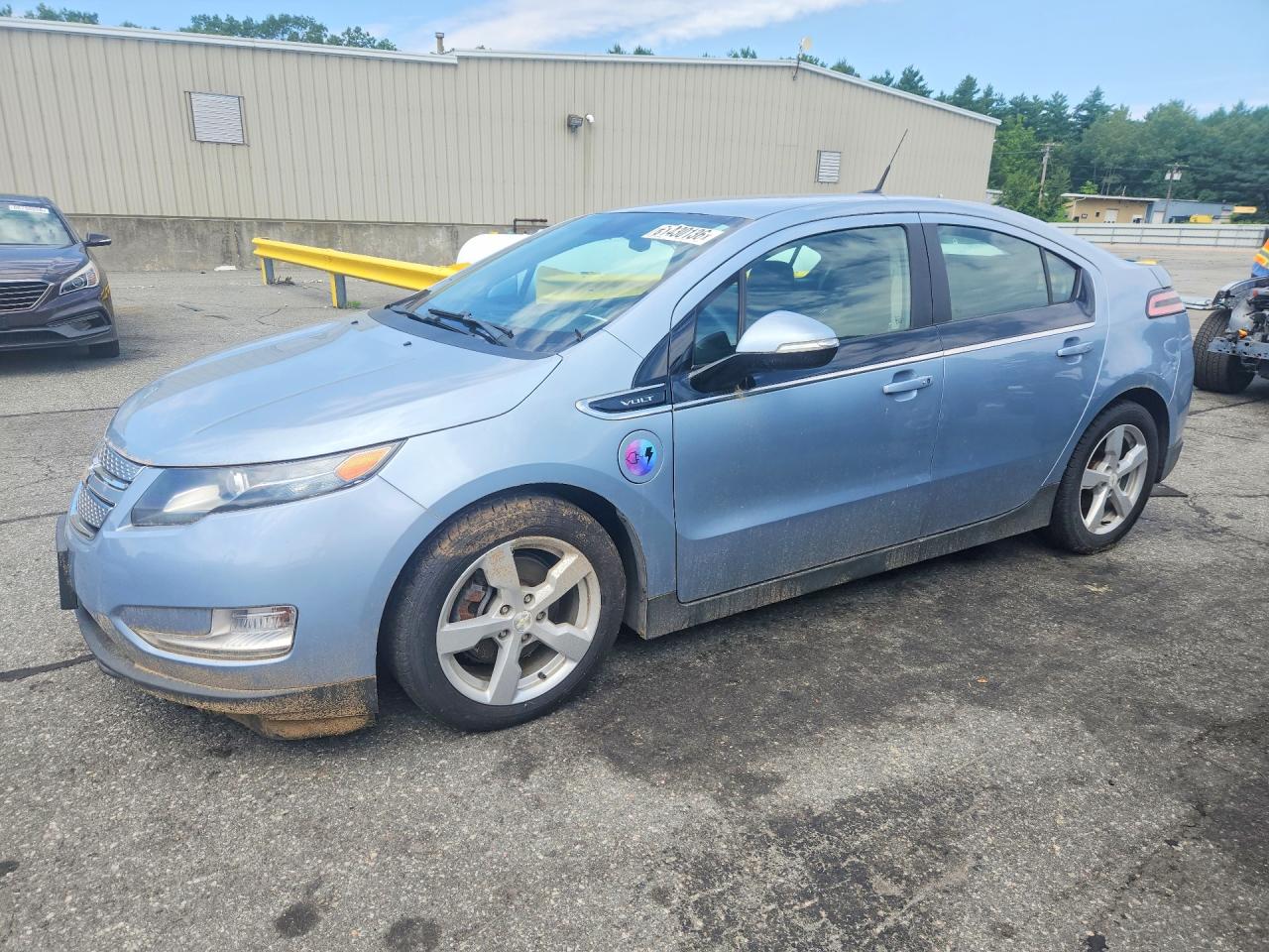 2013 Chevrolet Volt Blue vin: 1G1RA6E40DU104157