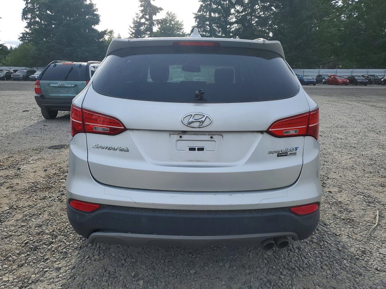2015 Hyundai Santa Fe Sport 2.0t Silver vin: 5XYZWDLA0FG289742