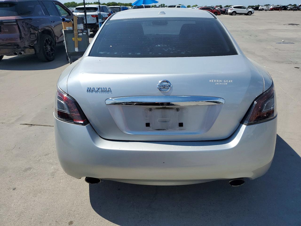 2014 Nissan Maxima 3.5 S Silver vin: 1N4AA5APXEC431080