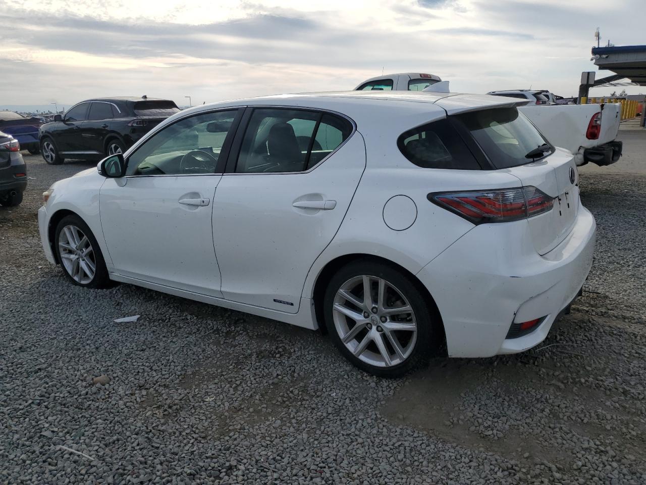 2014 Lexus Ct 200 White vin: JTHKD5BH6E2180303