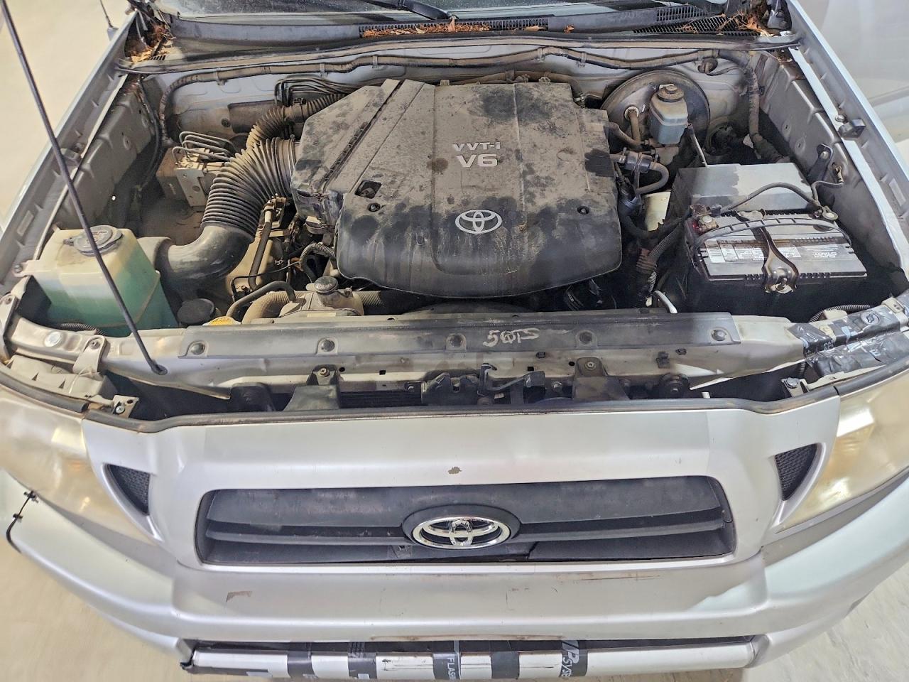 2006 Toyota Tacoma Double Cab Prerunner Silver vin: 5TEJU62N26Z249770