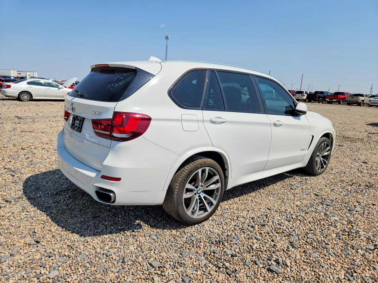 2014 Bmw X5 Xdrive50i White vin: 5UXKR6C55E0J73012