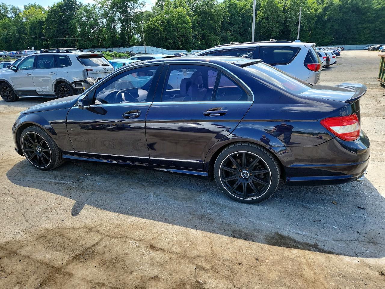 2010 Mercedes-benz C 300 4matic Blue vin: WDDGF8BB9AR124085