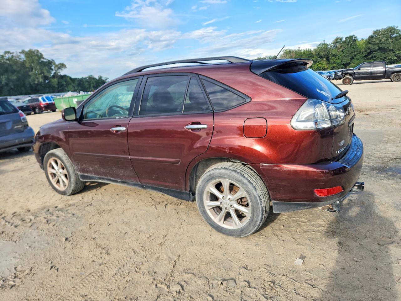 2009 Lexus Rx 350 Бордовый vin: JTJHK31U392856049