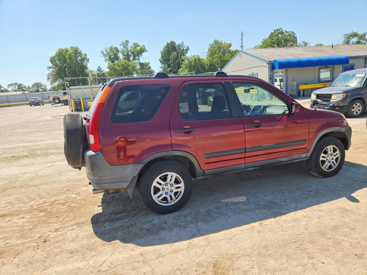 2004 Honda Cr-v Ex Burgundy vin: JHLRD78814C024104
