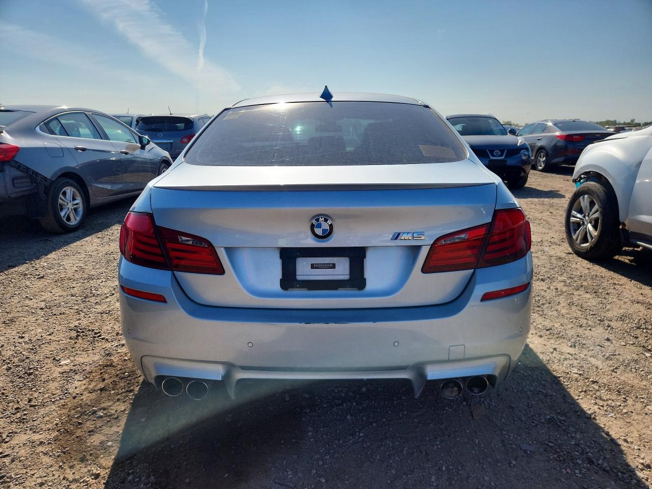 2013 Bmw M5 Серебряный vin: WBSFV9C59DD097018