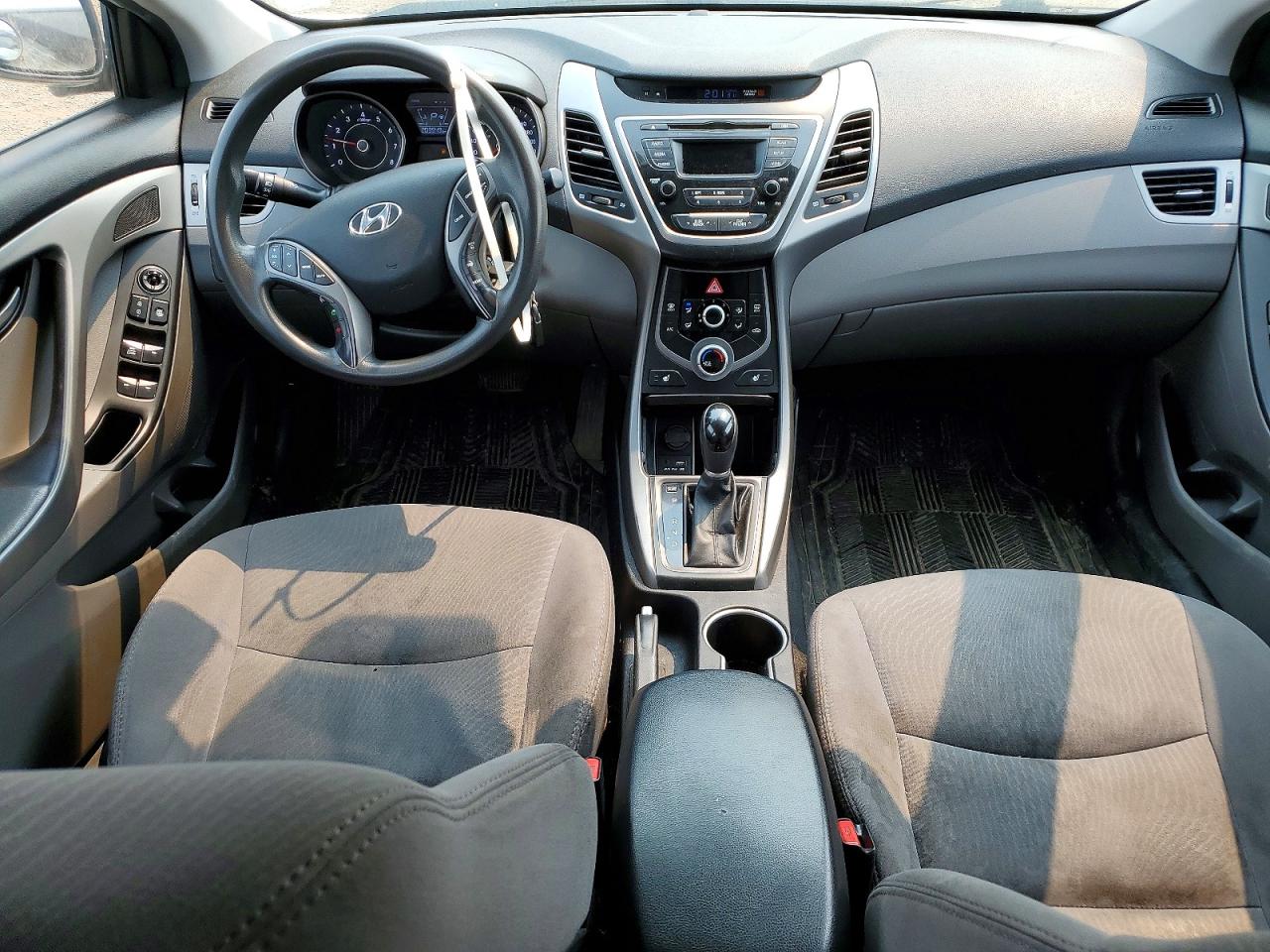 2014 Hyundai Elantra Se White vin: 5NPDH4AE7EH518970