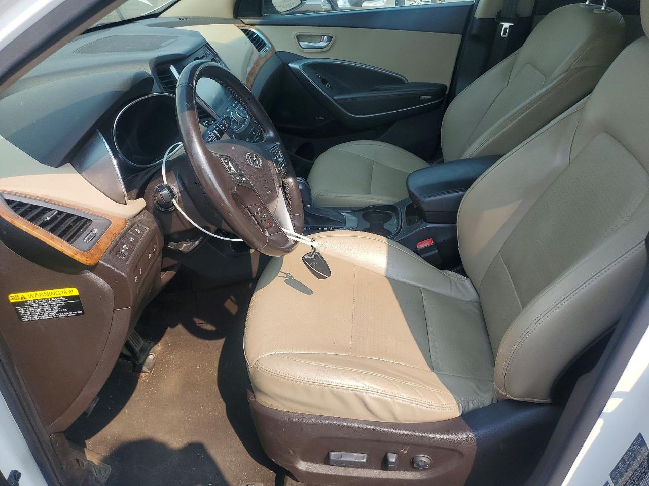2014 Hyundai Santa Fe Limited Белый vin: KM8SR4HF9EU072020