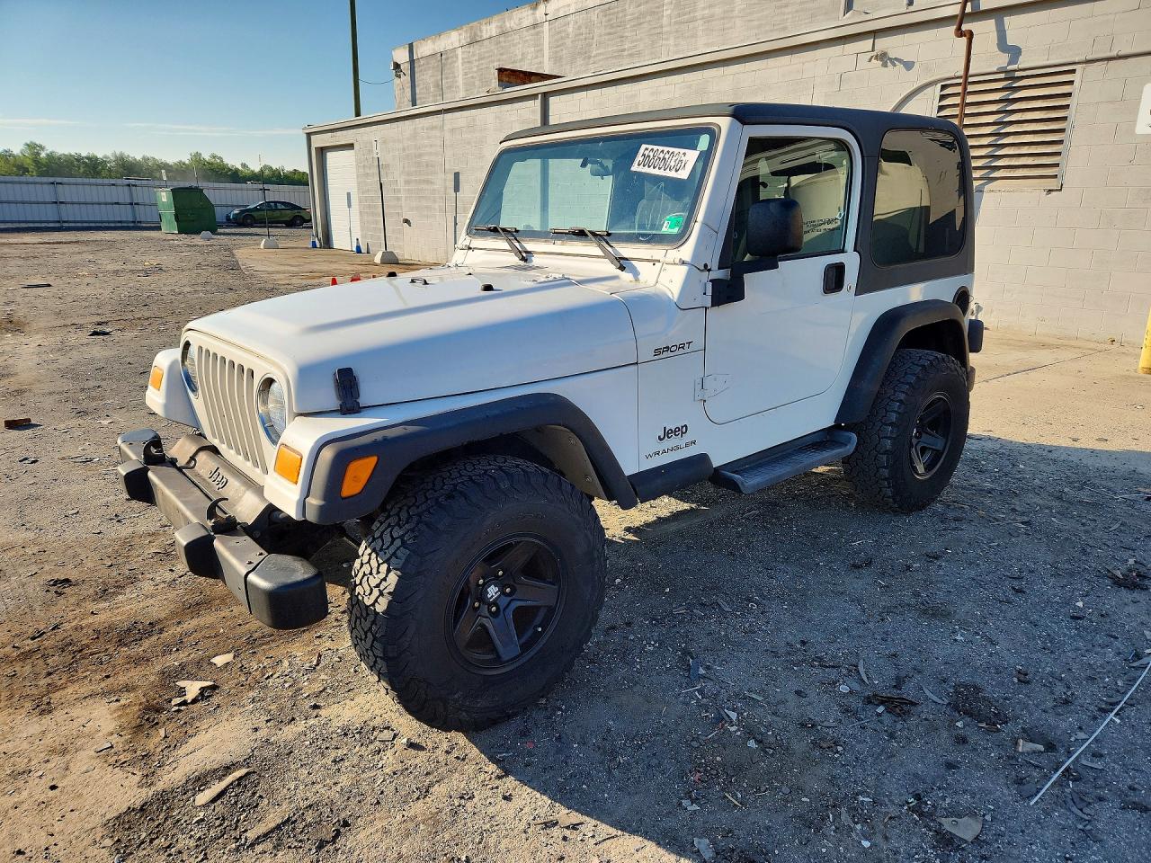 2003 Jeep Wrangler / Tj Sport White vin: 1J4FA49S23P371332