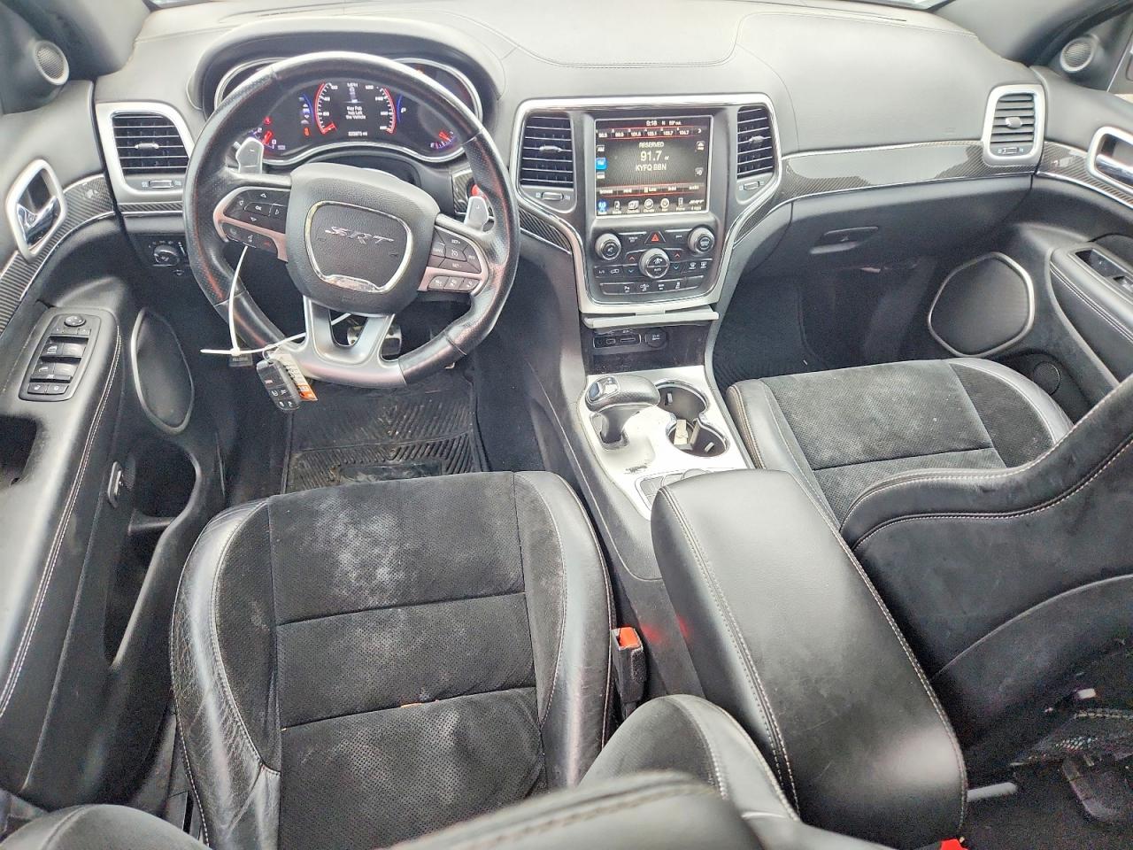 2014 Jeep Grand Cherokee Srt-8 White vin: 1C4RJFDJ5EC130873