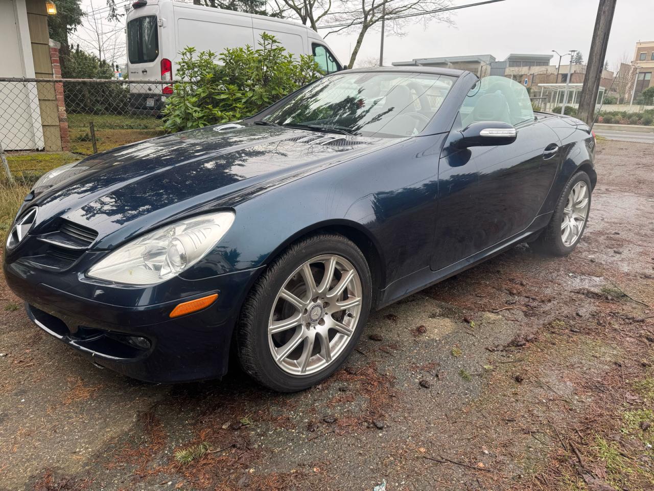 2006 Mercedes-benz Slk 350 Blue vin: WDBWK56F36F093873