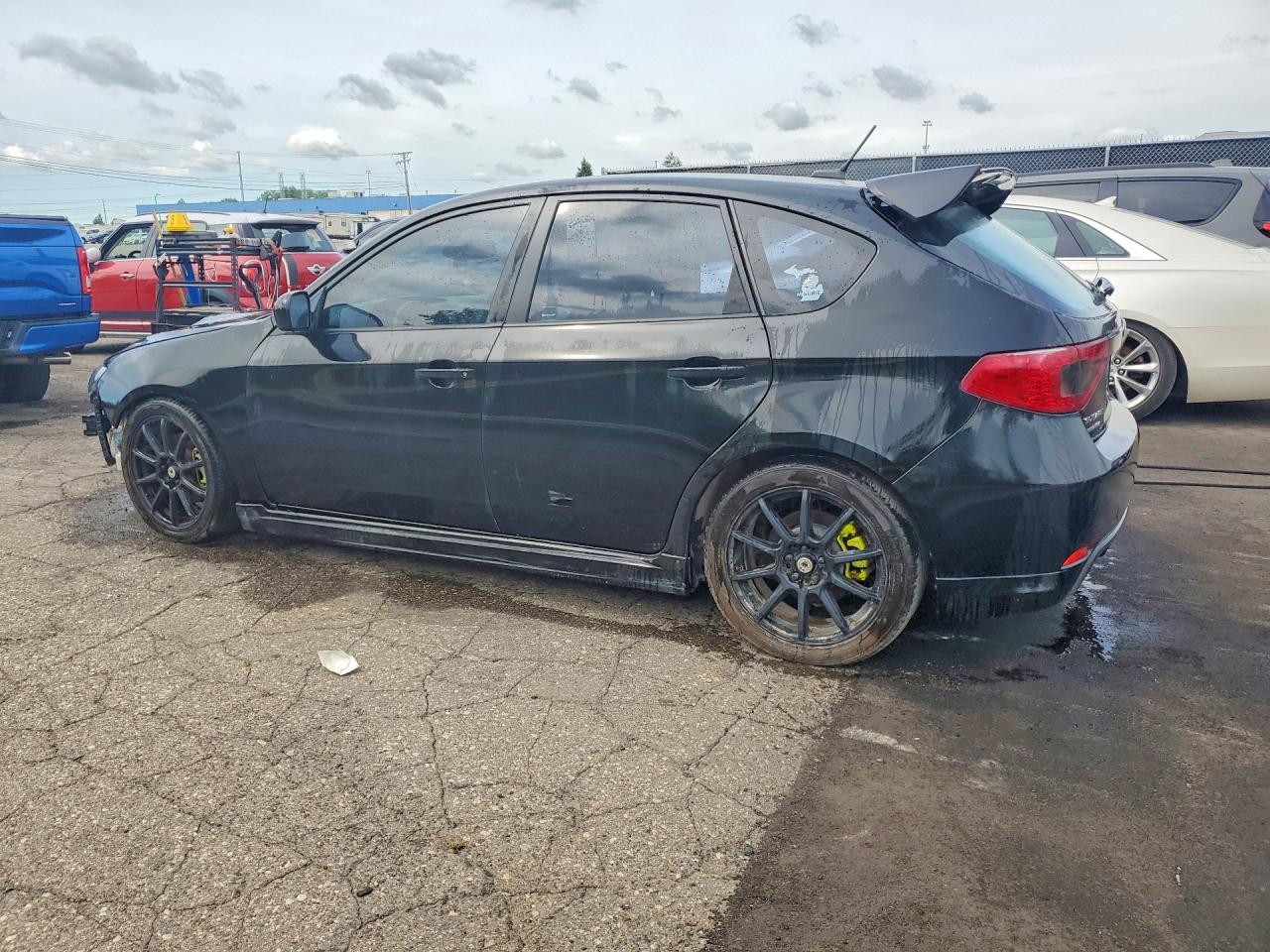 2010 Subaru Impreza Wrx Limited Черный vin: JF1GH7G65AG814301