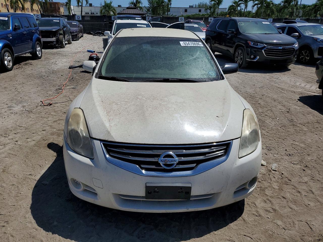 2012 Nissan Altima 2.5 White vin: 1N4AL2AP1CN569813