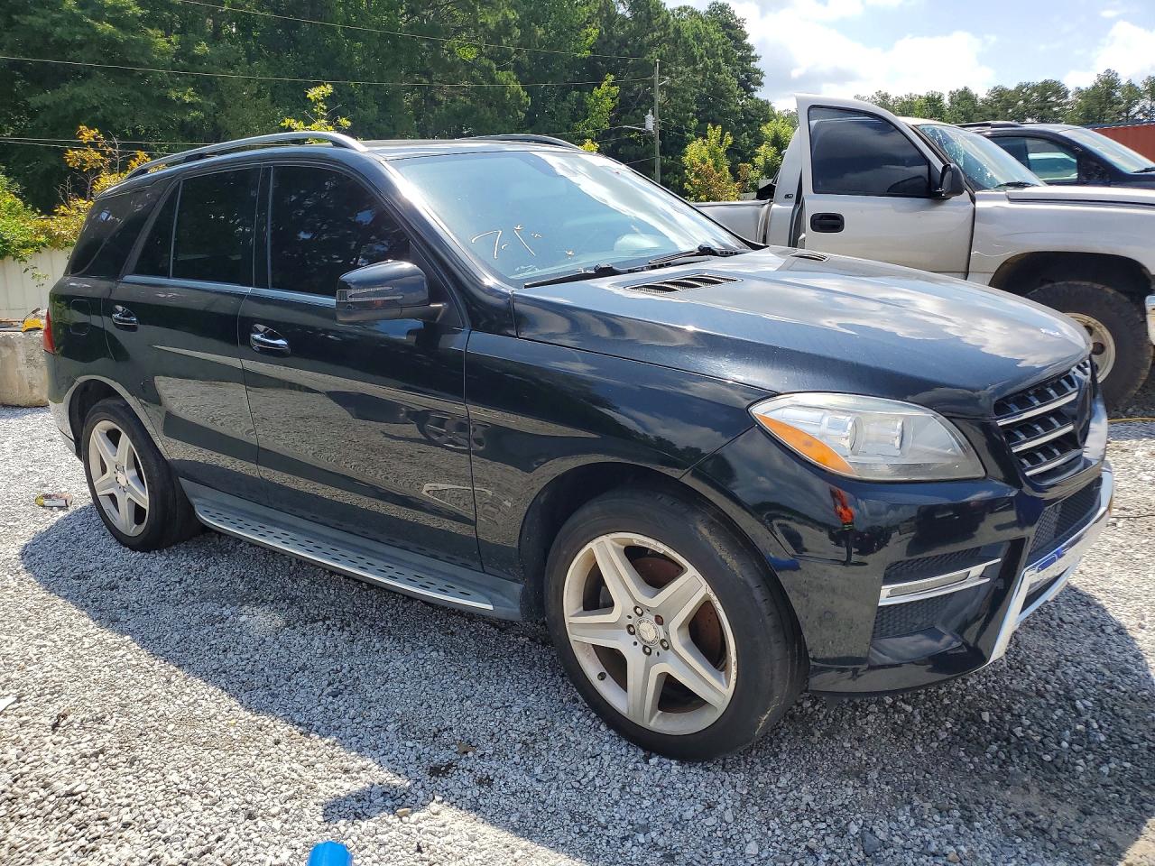 2015 Mercedes-benz Ml 400 4matic Black vin: 4JGDA5GB7FA482905