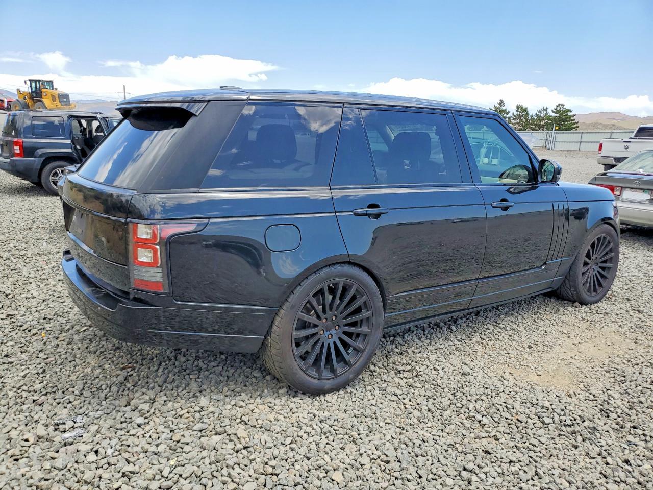 2014 Land Rover Range Rover Supercharged Black vin: SALGS3TF9EA195553