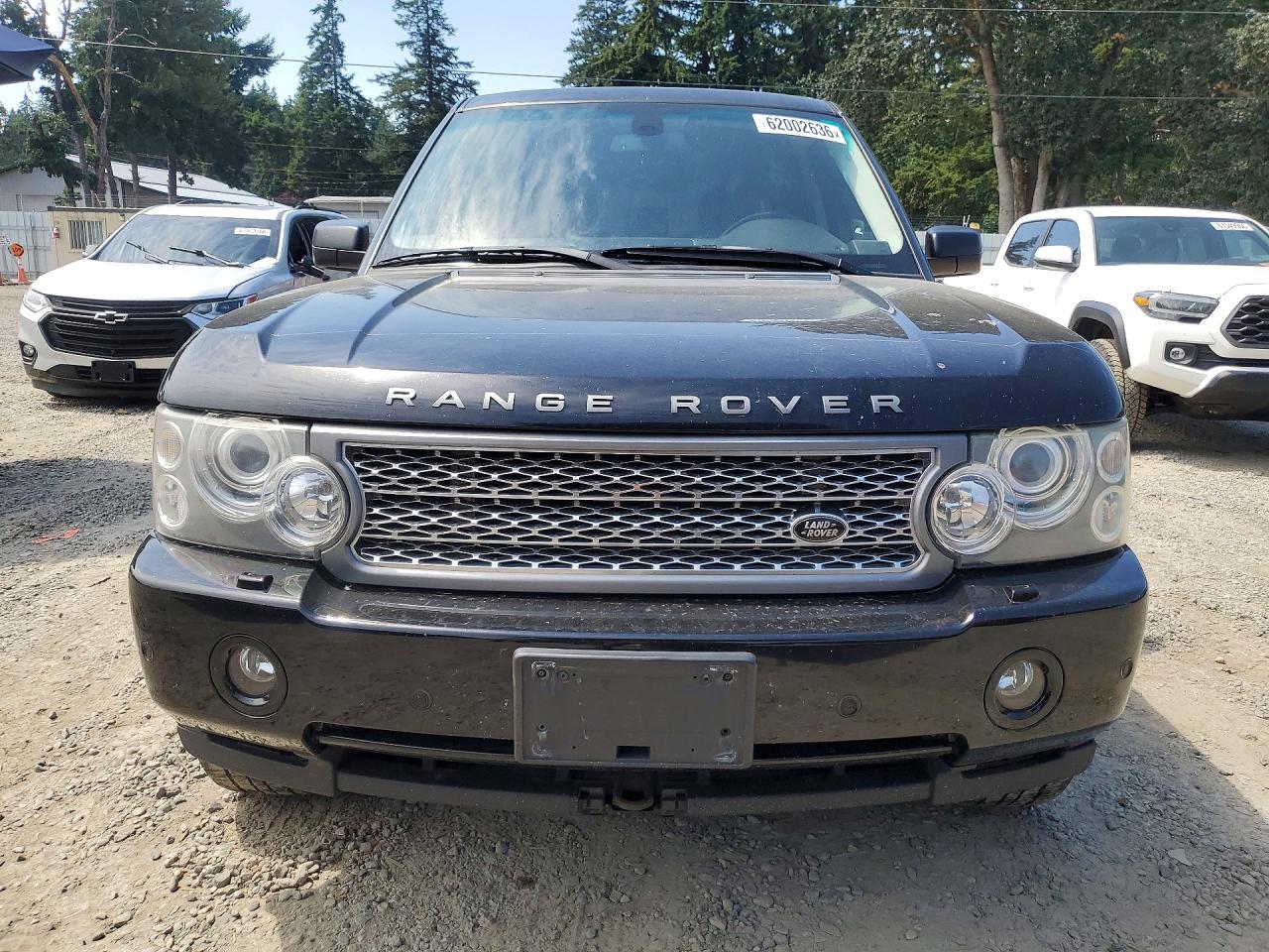2008 Land Rover Range Rover Supercharged Black vin: SALMF13428A283567