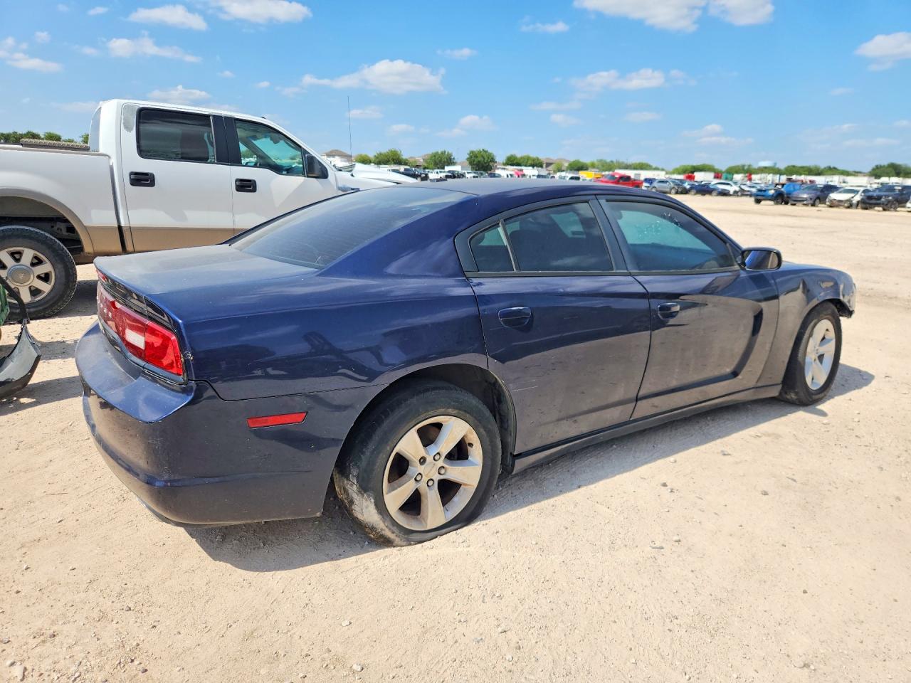 2014 Dodge Charger Se Blue vin: 2C3CDXBG4EH177405