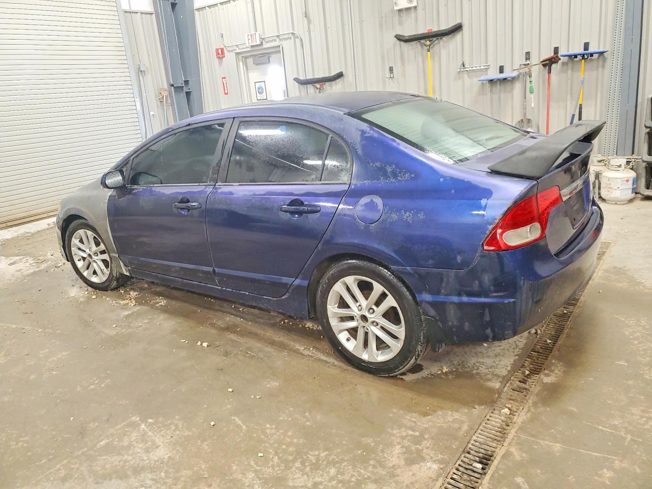 2009 Honda Civic Lx Blue vin: 2HGFA16519H507743