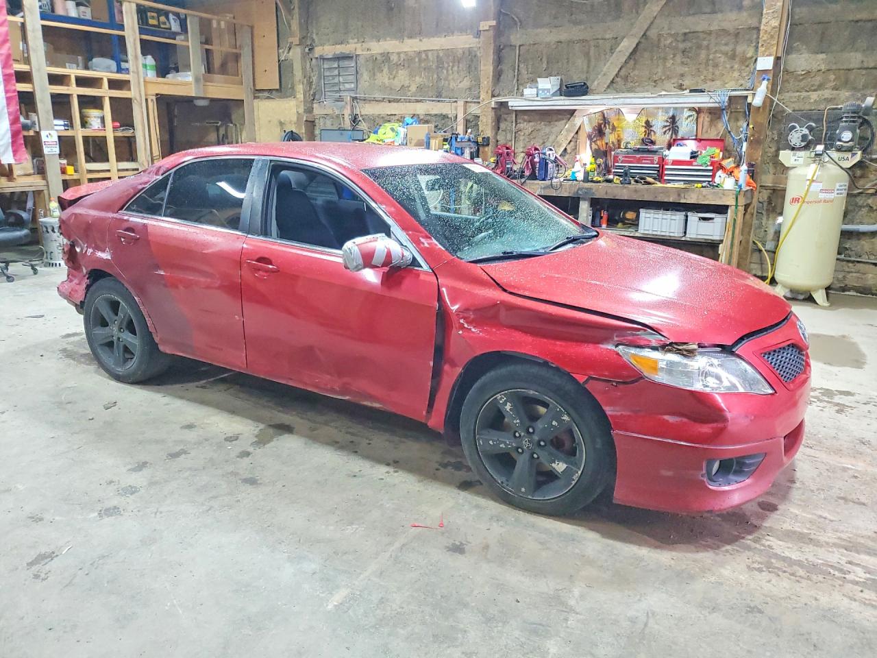 2010 Toyota Camry Se Red vin: 4T1BF3EK0AU101483