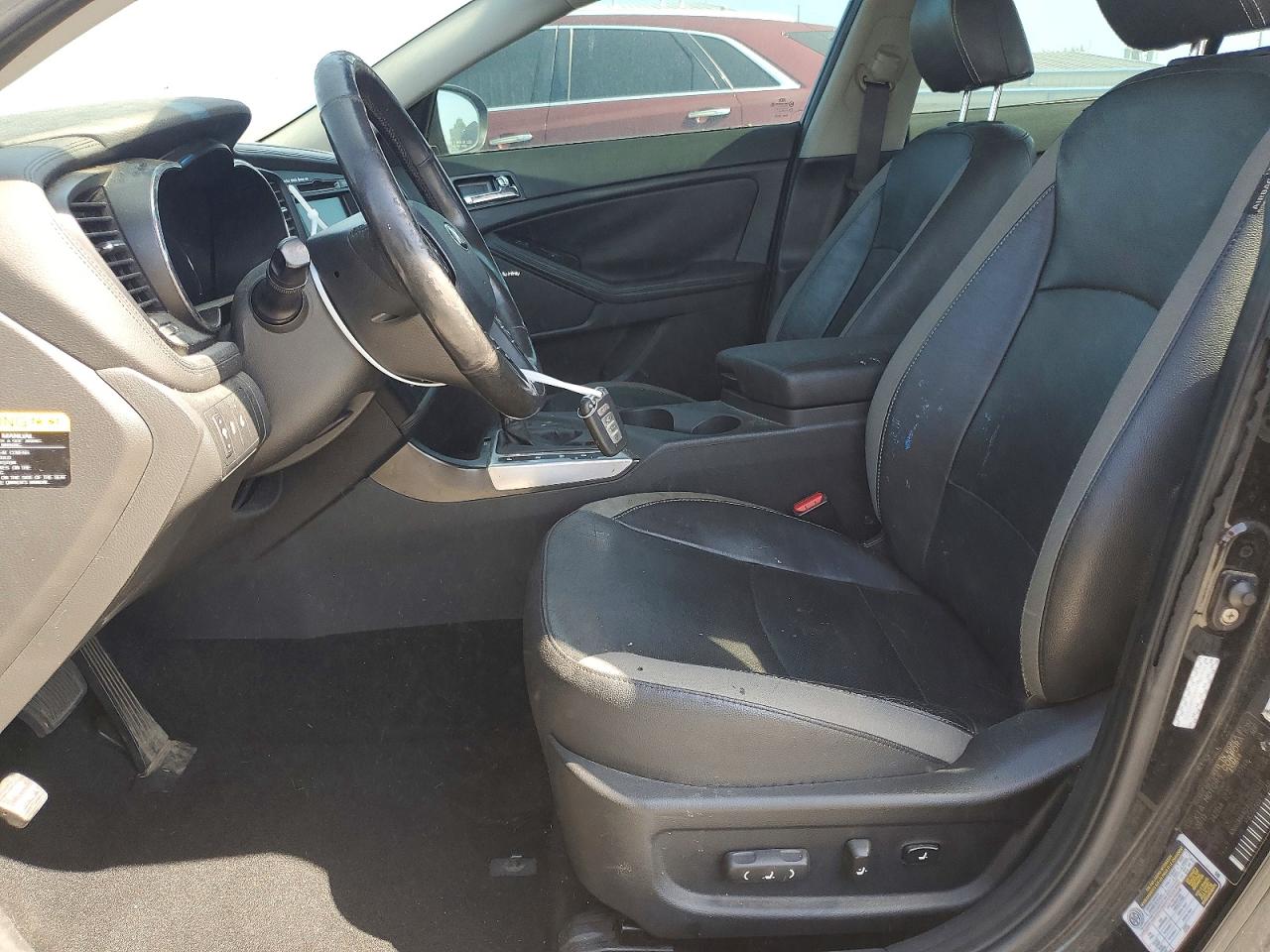 2013 Kia Optima Hybrid Black vin: KNAGM4AD4D5055231