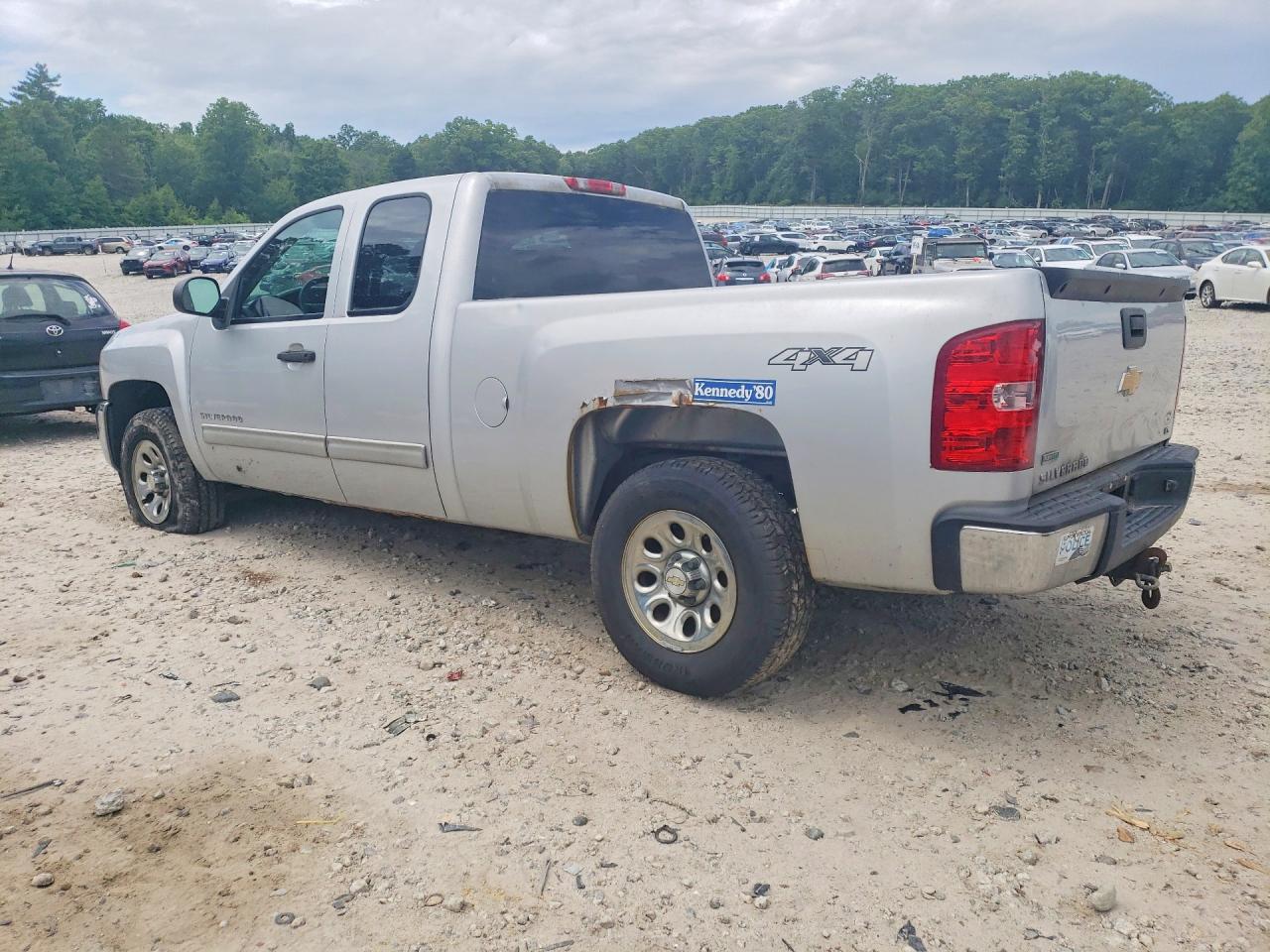 2012 Chevrolet Silverado K1500 Ls Silver vin: 1GCRKREA0CZ257764