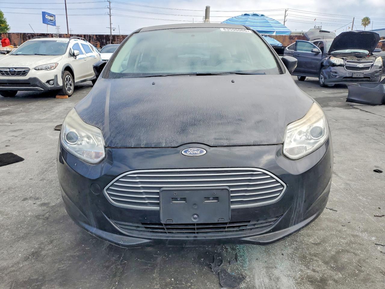 2014 Ford Focus Bev Black vin: 1FADP3R41EL111821