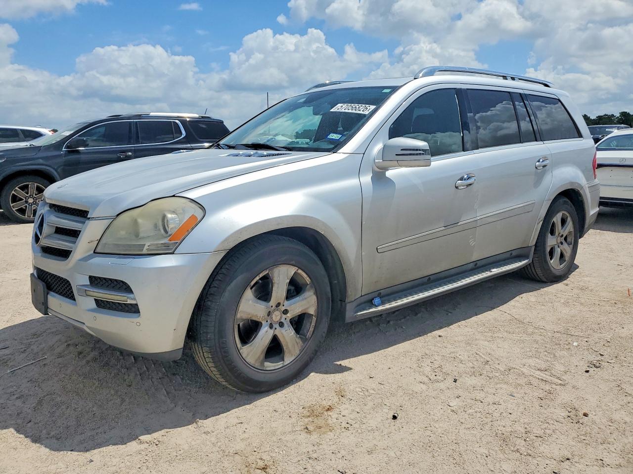 2012 Mercedes-benz Gl 450 4matic Серебряный vin: 4JGBF7BEXCA783315