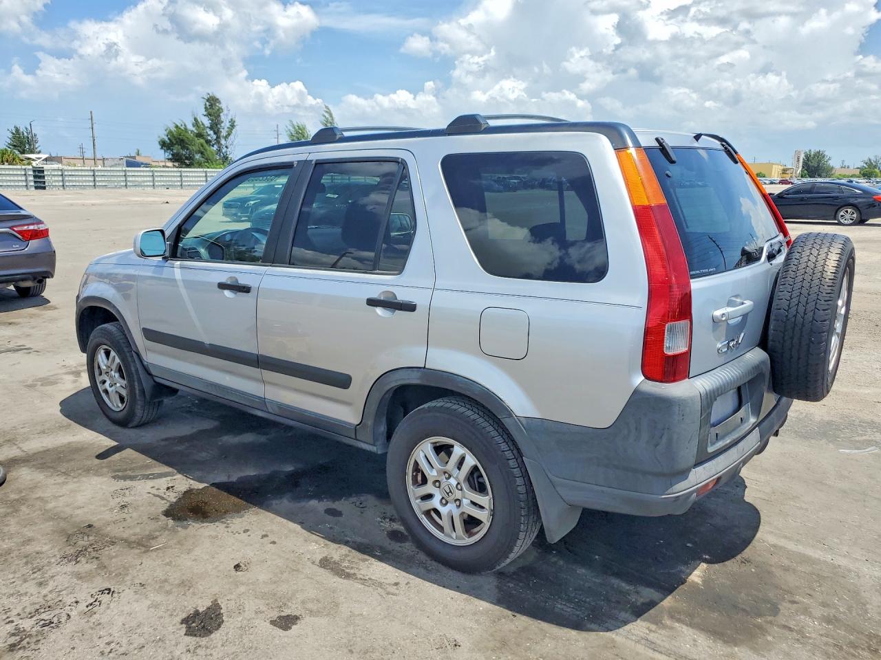2003 Honda Cr-v Ex Silver vin: JHLRD78813C005342