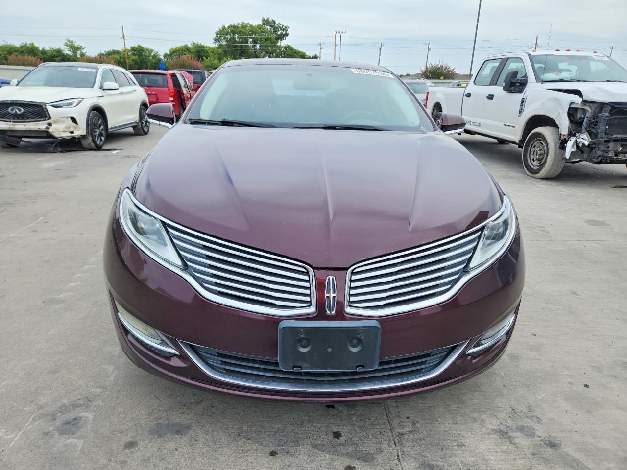 2013 Lincoln Mkz Burgundy vin: 3LN6L2G98DR827893