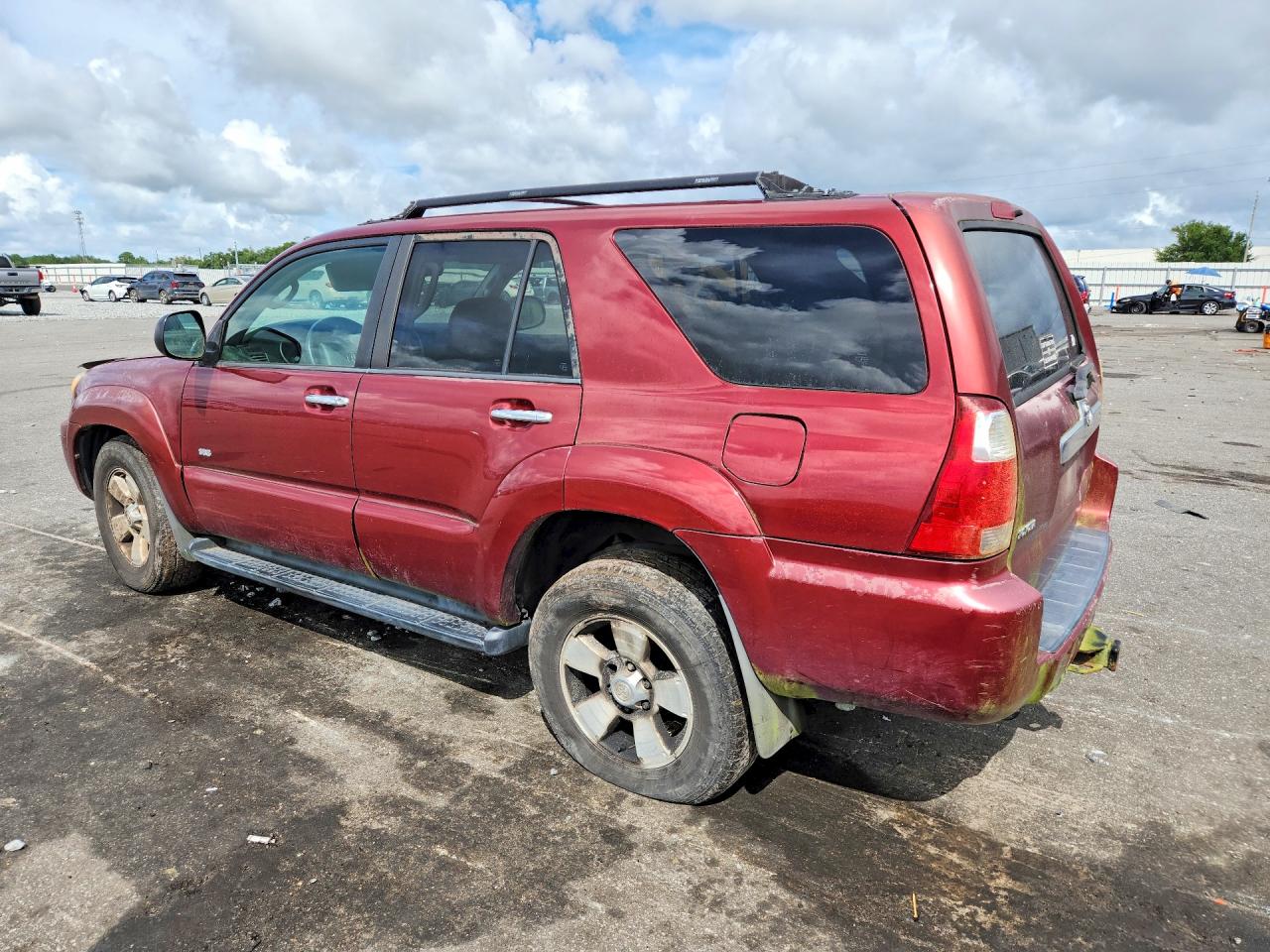 2007 Toyota 4runner Sr5 Red vin: JTEZU14R578070093