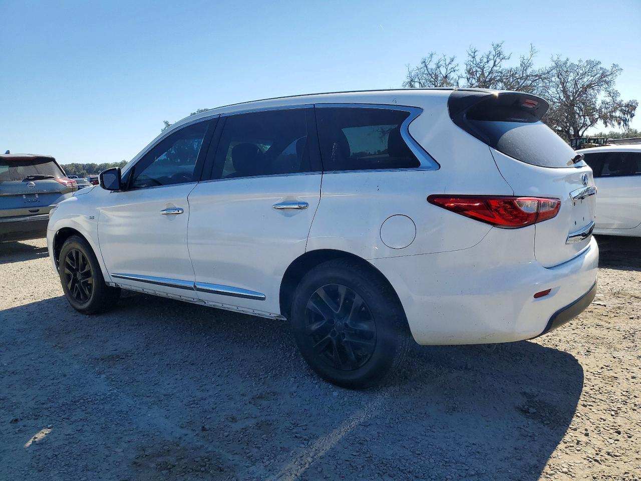 2014 Infiniti Qx60 White vin: 5N1AL0MN1EC506066