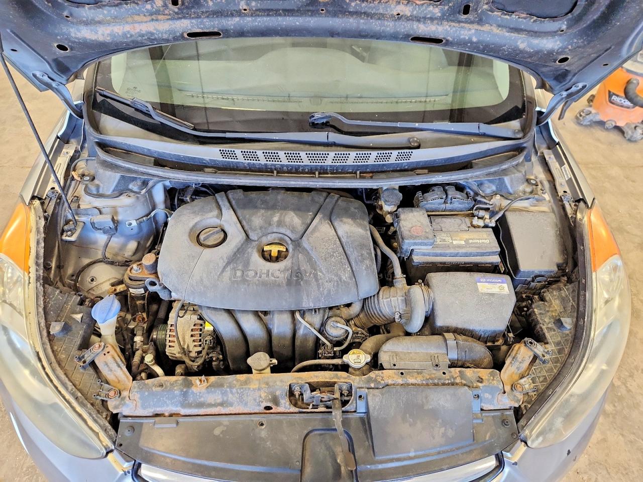 2013 Hyundai Elantra Gls Silver vin: KMHDH4AE7DU998167
